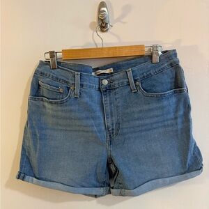 Signature by Levi Strauss Light Blue Jean Shorts